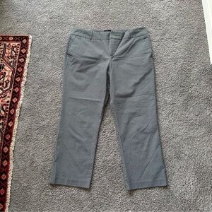 Norma Kamali Cropped Pinstripe Pants